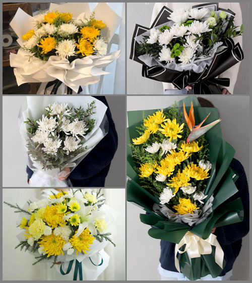 陕西安康市白河县麻虎镇白事花束代送